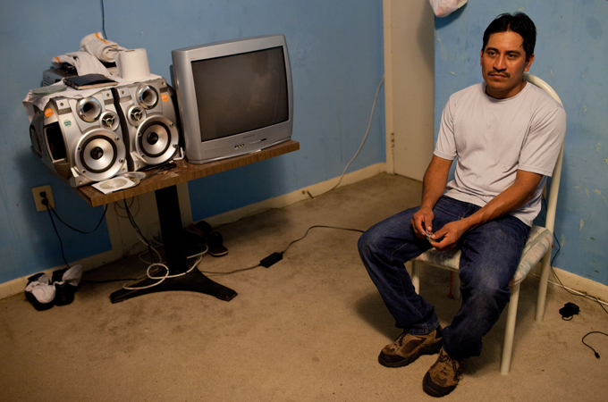 Low-wage worker Wilfredo Vargas migrated to Washington chasing the American dream [Curt Devine/Al Jazeera]