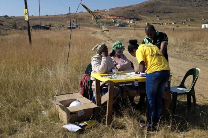 The ANC won 70 percent of the vote in the Eastern Cape [AP]