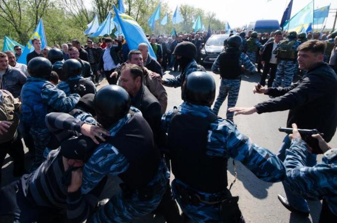 Crimean Tatars, although neglected by Kiev in the past, enjoyed relative freedom within the borders of Ukraine [AP]