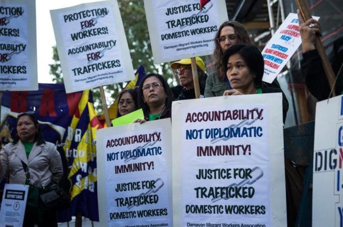 Although normal people experience genuine moral outrage at the suffering of the exploited workers, their outrage is diverted from sustained political action in favour of those workers, writes Howard [Getty Image]