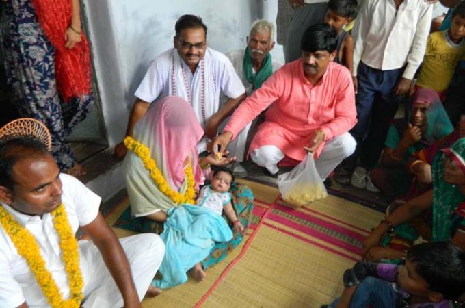 Celebrating the birth of girls by planting trees began by visionary village heads [Shahnawaz Akhtar/Al Jazeera]