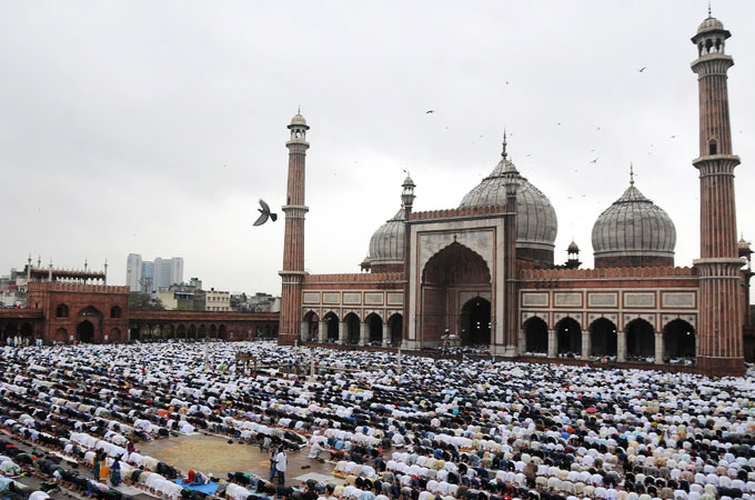 Muslims constitute slightly less than 14 percent of India's total population of 1.3 billion [EPA]