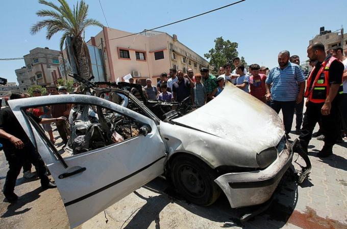 More than 100 people have been killed in Gaza since Israel launched its aerial assault on the Strip [EPA]