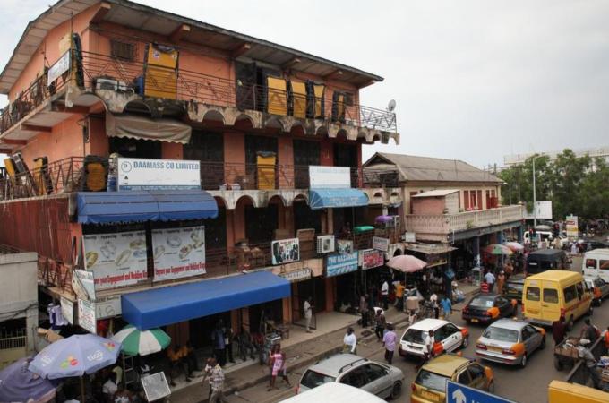 A major traders' union launched a four-day strike to protest against the rising cost of business in Ghana [AFP]