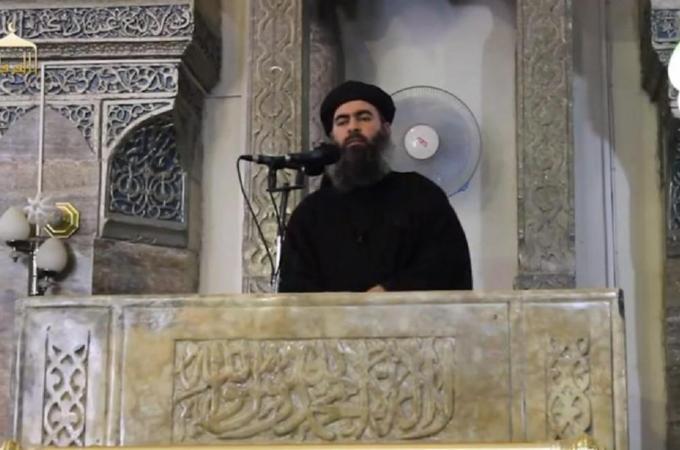 The new caliph presents Muslims with a choice to accept him or be assumed apostate [EPA] 