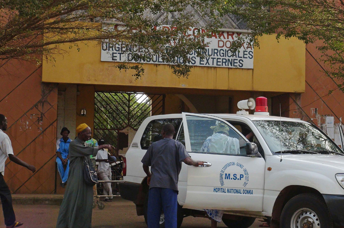 Hotel business in Guinea is grinding to a halt as tourists and visitors hurriedly vacate their rooms [Reuters]