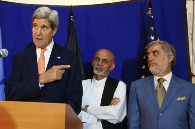 Ghani is keen to lock a deal that would ensure a smooth transition of power from one elected president to another, writes Kakar [AP]