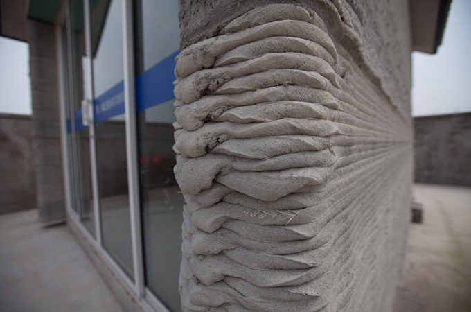A 3D-printed house in Shanghai, China's Zhangjiang High-Tech Zone [Getty Images]