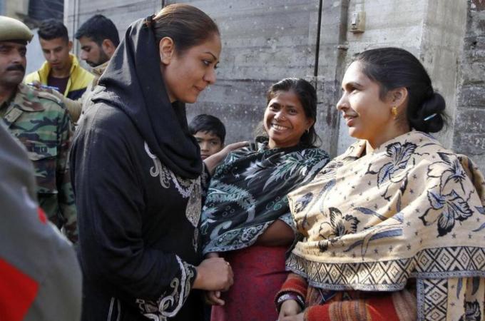 Bhat, a dental surgeon, will contest from the Amirakadal constituency in Srinagar [Reuters]