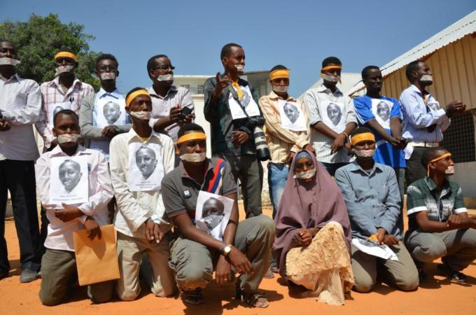 In January 2013 a Somali journalist and a rape survivor were both convicted on spurious charges for reporting a rape by Somali government forces, writes Burnett [AFP]