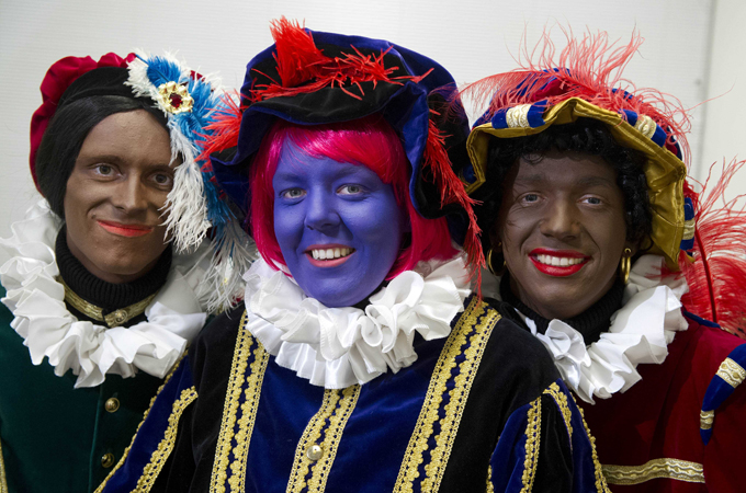 'Black Pete,' part of Dutch Christmas festivities, is an example of a conflicting view of what causes offense [EPA]