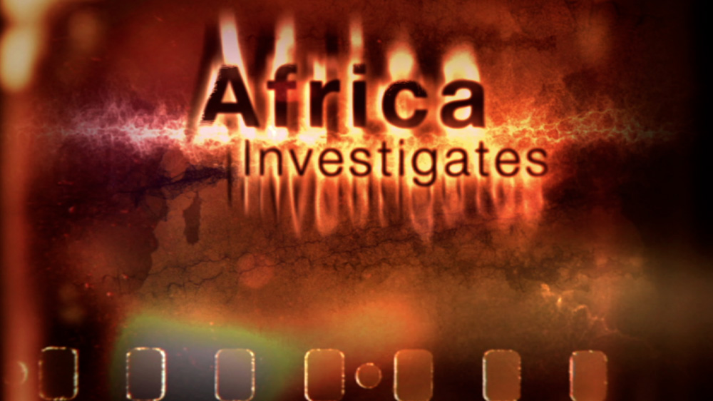 Africa Investigates - title logo - background