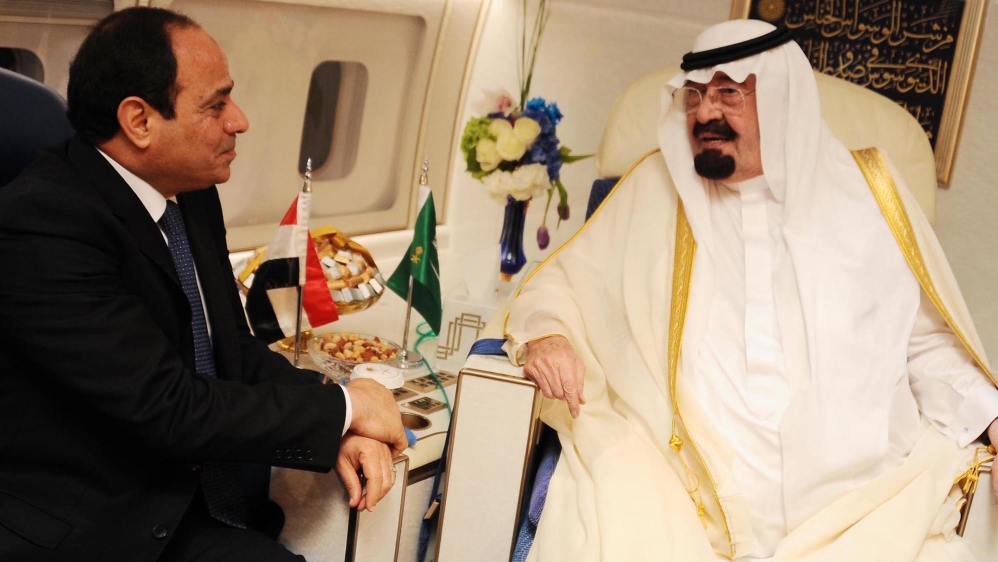 Abdullah bin Abdulaziz - Abdel-Fattah al-Sisi