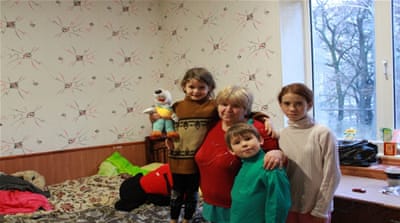 Galina Berkovets fled the fighting from Debaltseve [Kristina Jovanovski] 