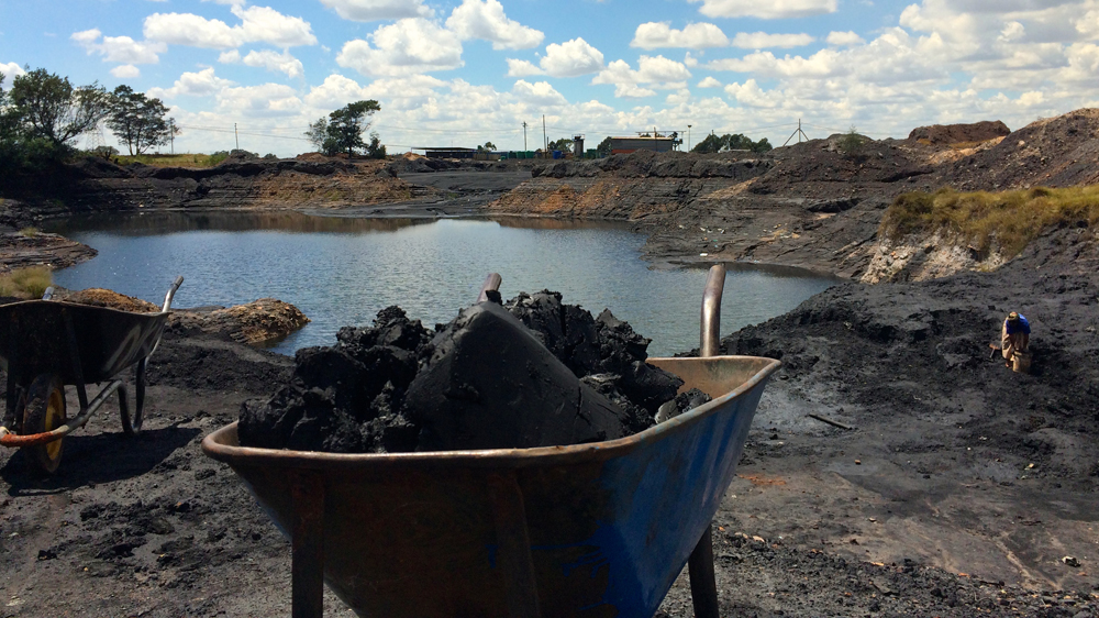 Acid drainage from coal mining has killed off all life in nearby rivers [Victoria Schneider/Al Jazeera] 