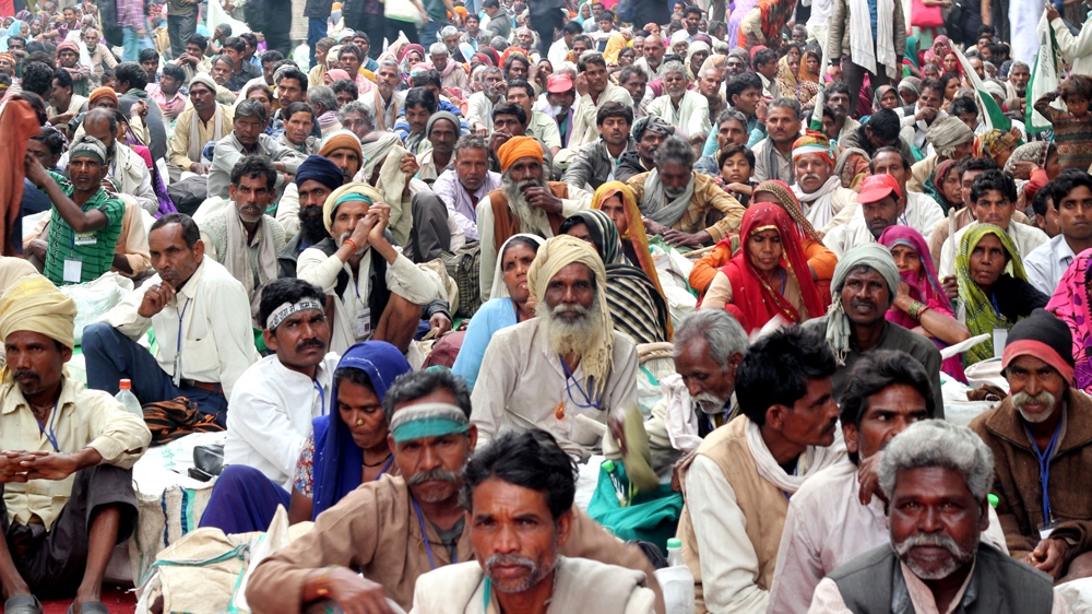 India farmers protest land law RESTRICTED PIX DONT USE