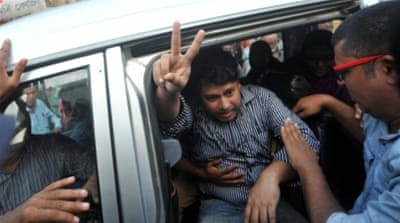 A family member leaves the Dhaka Central Jail after meeting with Kamaruzzaman [Getty]