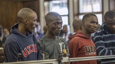 Men suspected of killing Mozambican national Emmanuel Sithole [AFP]