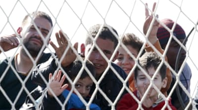 Migrants arrive at the Sicilian harbor of Augusta [Reuters]