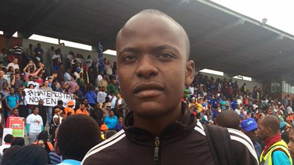 Andile Thebe [Mukelwa Hlatshwayo/Al Jazeera]