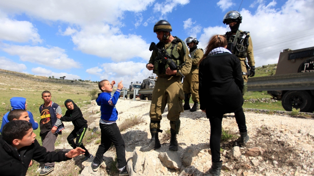 Demonstration in West Bank