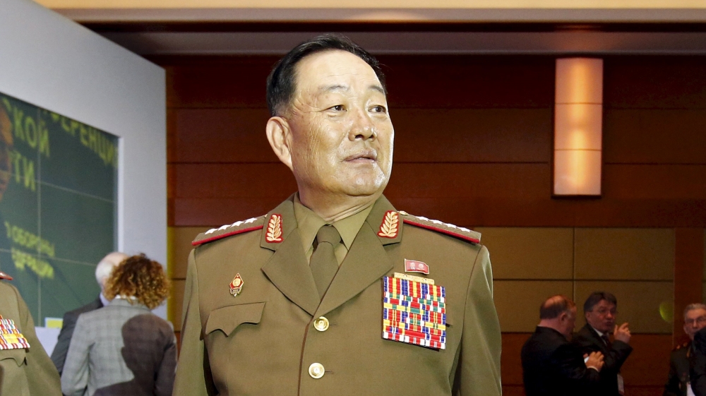 File photo of senior North Korean military officer Hyon Yong Chol attending the 4th MCIS in Moscow