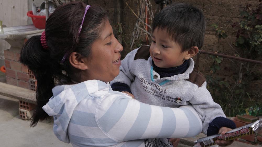 Maria is determined to try and get off the streets and raise her son [Al Jazeera]