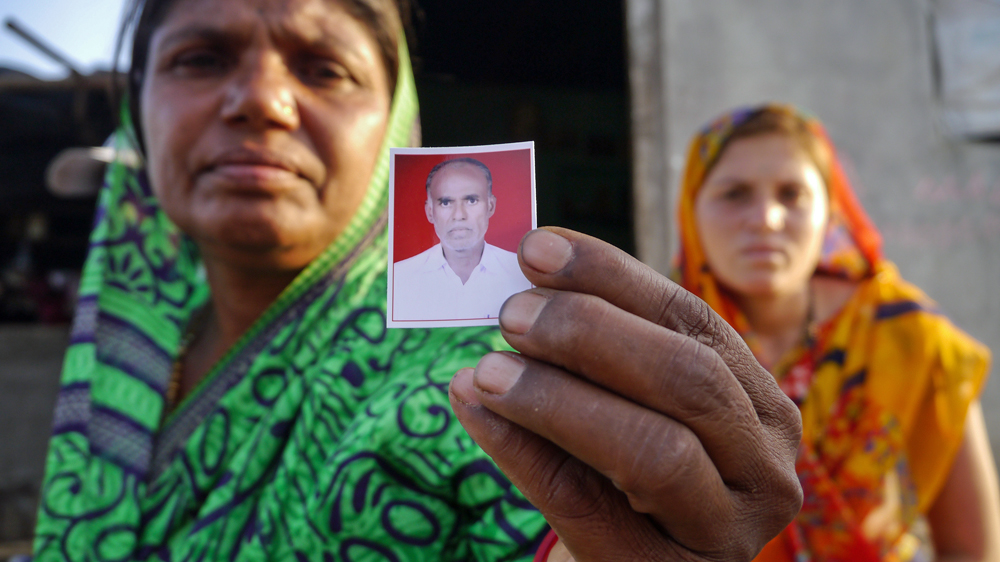 The family of Dilip Ikaram Thackery said he worried about not paying back his loan [Baba Umar/Al Jazeera]