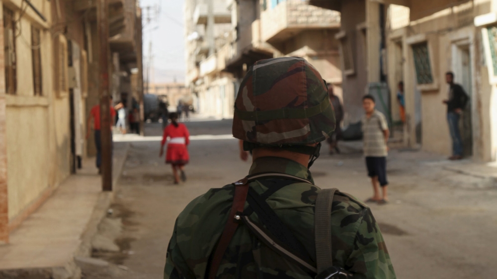 Palmyra government soldier