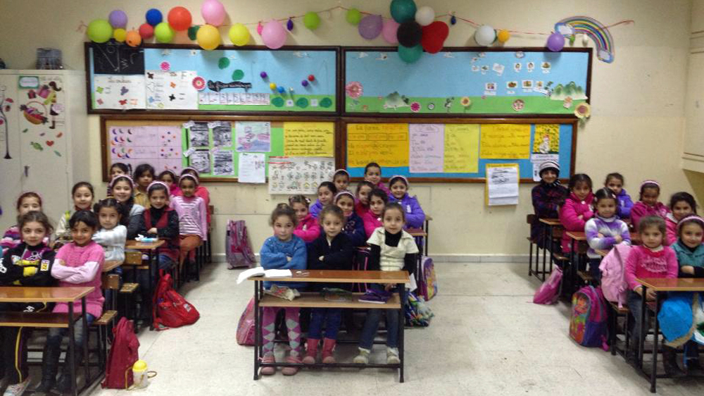 Syrian children-Tripoli School- PLS DO NOT USE