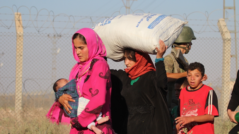 Syrians fled from clashes cross Turkey