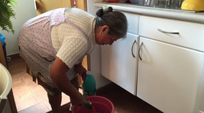 Garcia has been working since she was a child [Matt Chandler/Al Jazeera] 