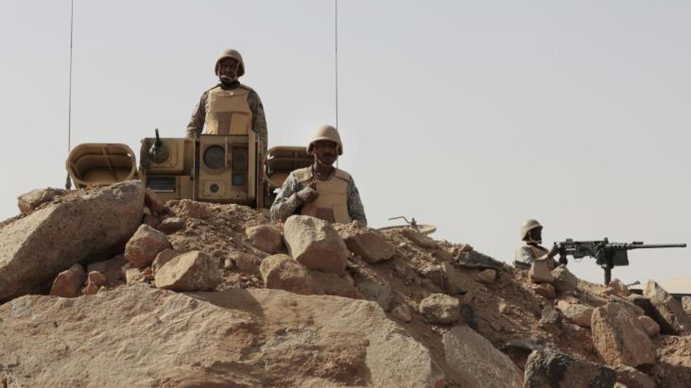 Saudi troops near Yemen border