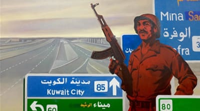 The exhibits tell the story of the Iraqi invasion of Kuwait [Megan O'Toole/Al Jazeera]