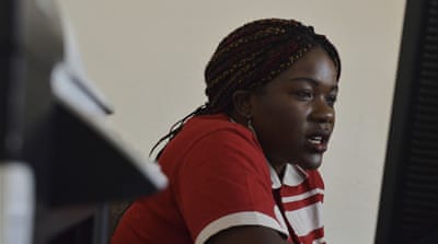 Thérèse Mema Mapenzi of the Commission Diocésaine Justice et Paix [Fredrik Brogeland Laache]