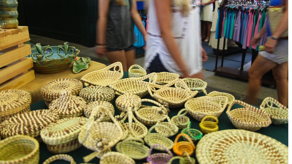 “What you see when you come to Charleston is sweetgrass baskets,” says Benjamin Dennis. “It’s an easy sell. Anybody can sell that. But can you sell the pain? Do you want to tell that story?” [Allison Griner]
