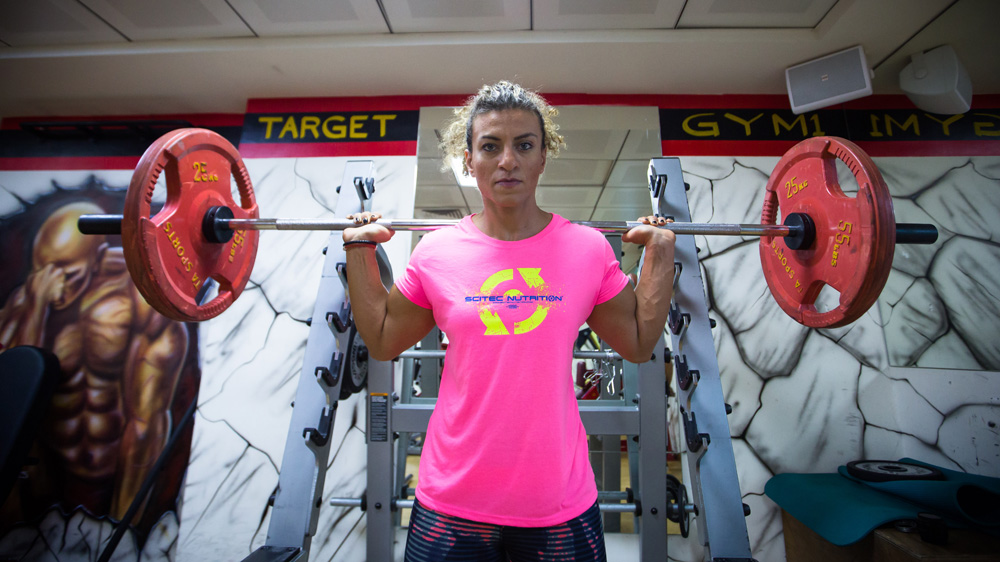 Haifa Al-Musawi female bodybuilder