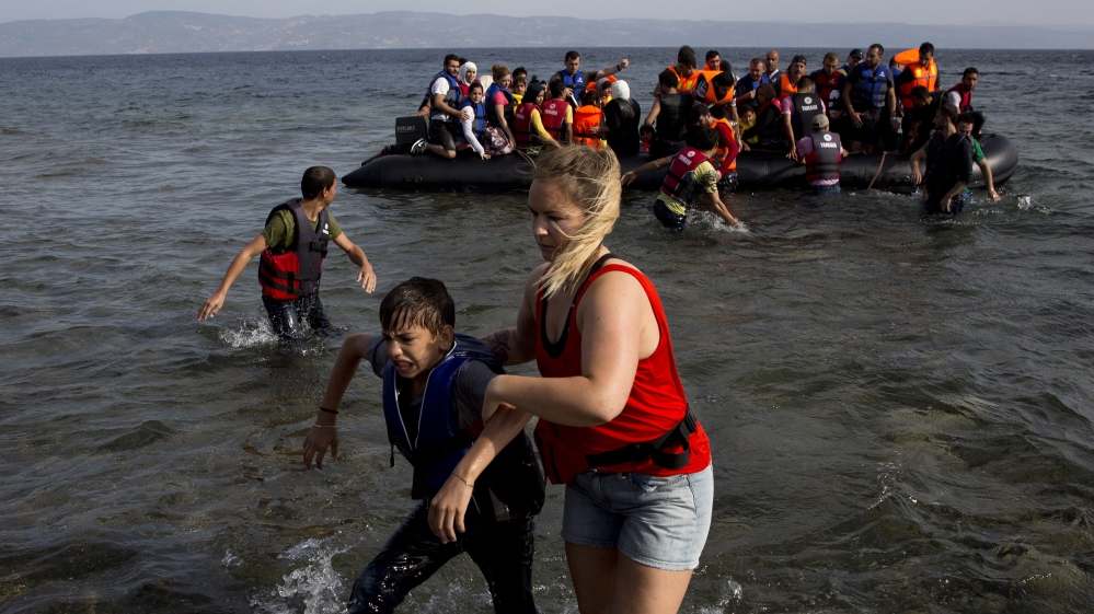 The so-called front-line European states - Italy, Greece and Hungary - are buckling under the strain of migrant arrivals [AP]