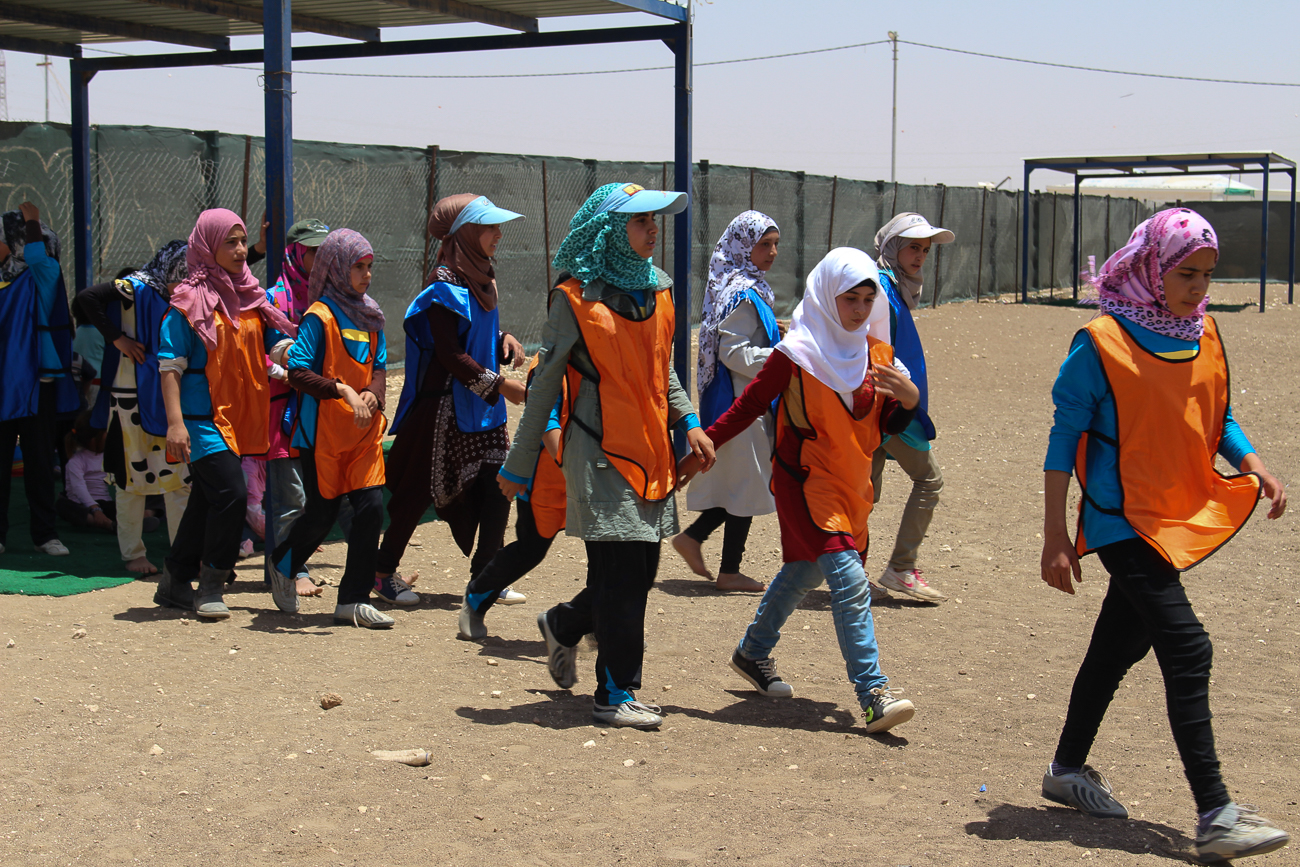 Zaatari footbal/ DO NOT USE/ RESTRICTED