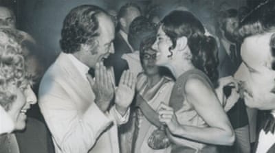 Canadian Prime Minister Pierre Trudeau and his wife Margaret dancing, 1971 [Getty]