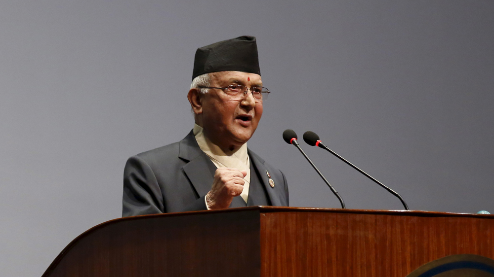 Nepal PM Khadga Prashad Sharma Oli