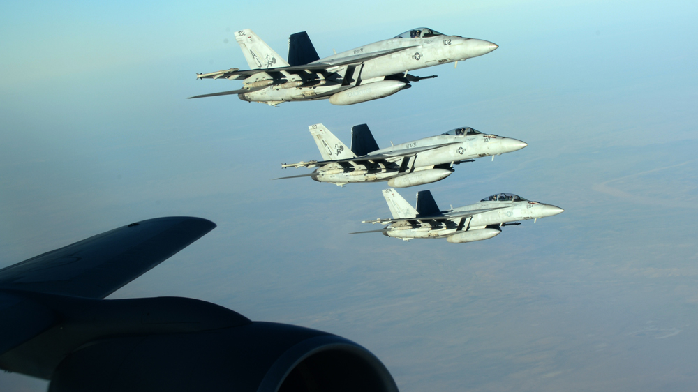 US strikes Syria Iraq