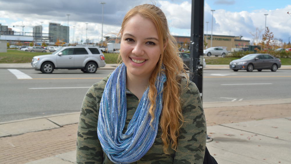 Nicole Smith, 20, student [Fadi al-Harbi/Al Jazeeera] 