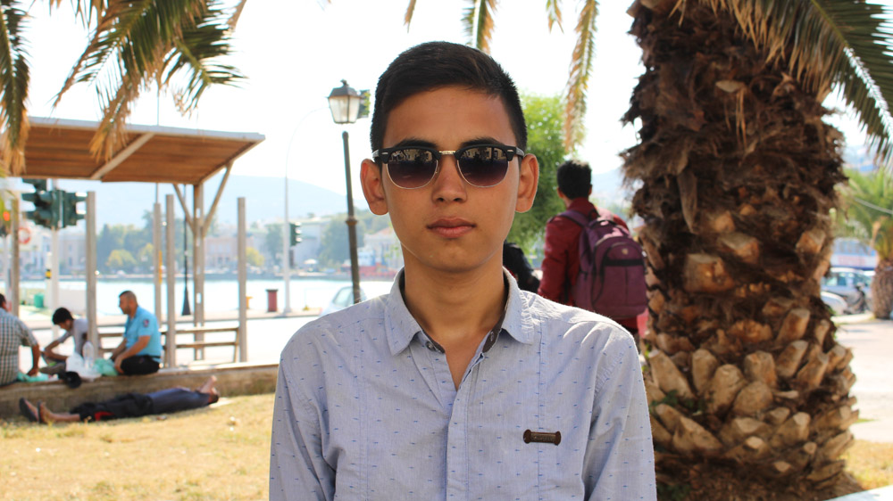 Muhamad Reza said his family urged him to migrate to Europe [Kevin Kusmez/Al Jazeera]