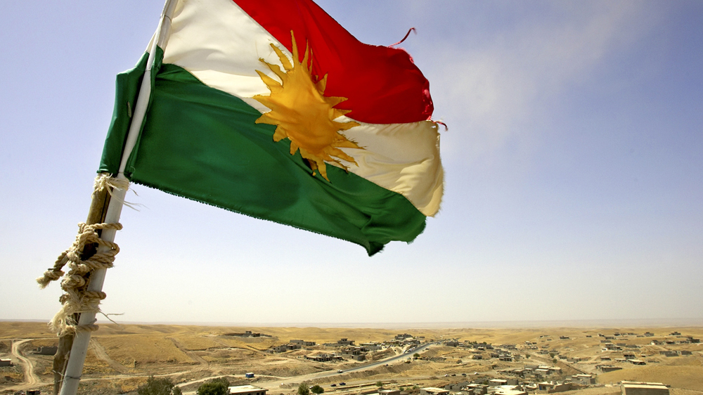 Iraq Kurdish flag