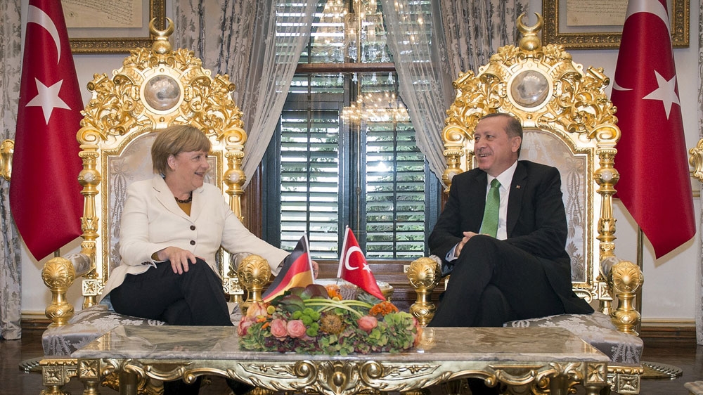 RECEP TAYYIP ERDOGAN AND ANGELA MERKEL