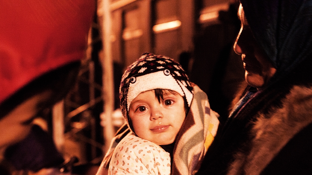 By the time people get off the train, after a long and uncomfortable journey, it is dark and many feel disorientated [Mona van den Berg/Al Jazeera]