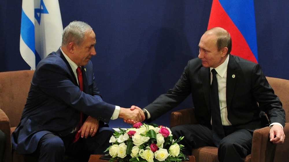 VLADIMIR PUTIN AND BENJAMIN NETANYAHU