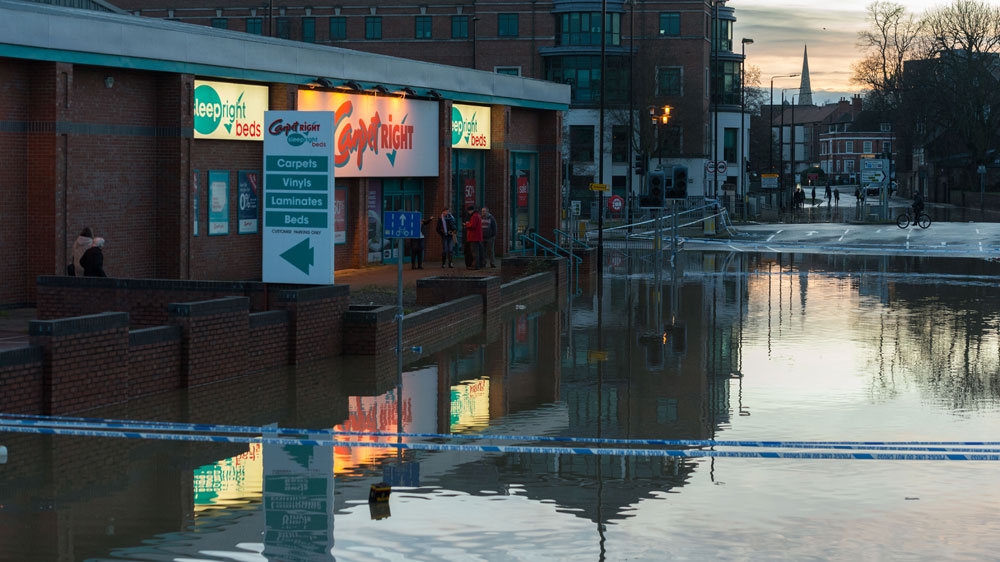 Major floods swamp northern England