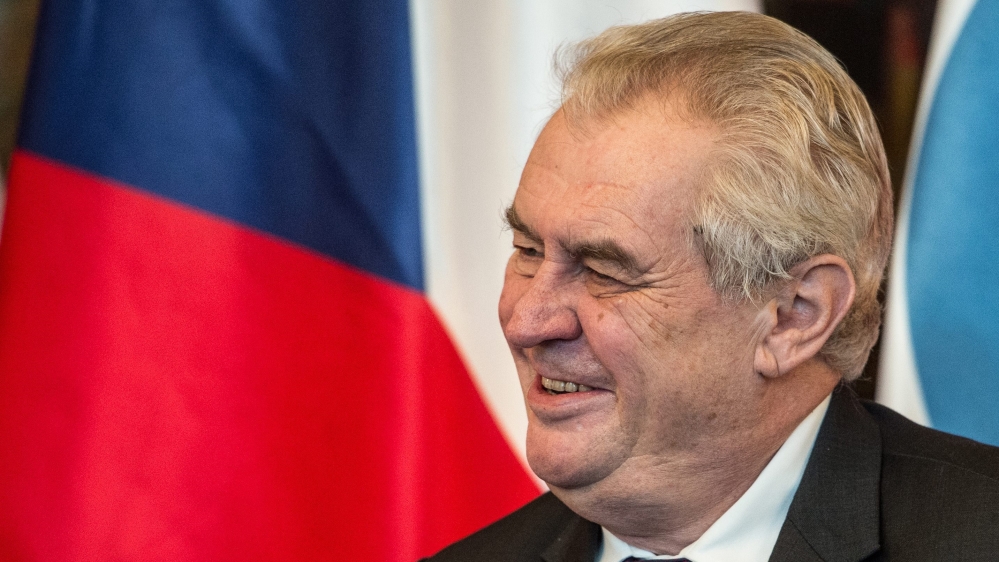 Czech President Milos Zeman